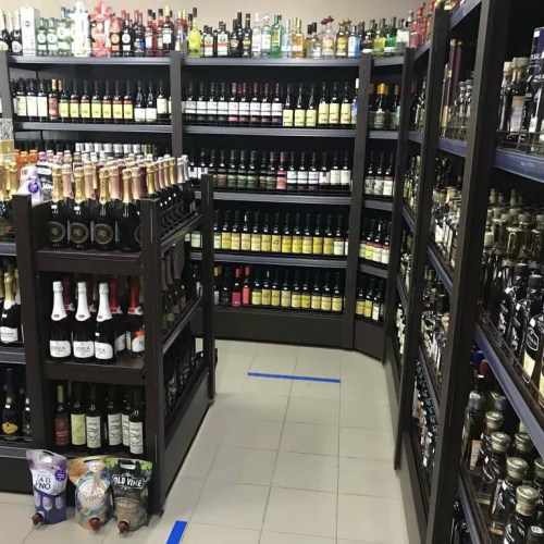 Оснащение алкомаркета «Корона» (республика Крым)