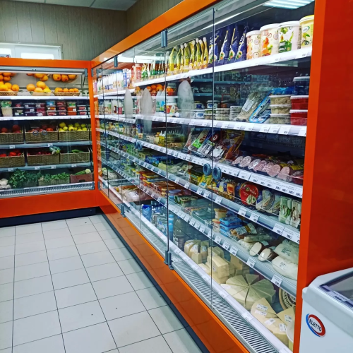 Оснащение и монтаж минимаркета «Продукты»