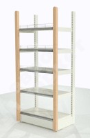 Стеллаж с передней стойкой без задней стенки