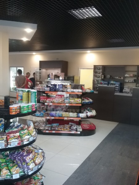 Стеллаж сетчатый торцевой полукруглый