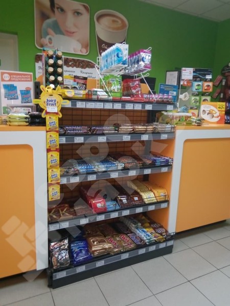 Стеллаж сетчатый торцевой низкий