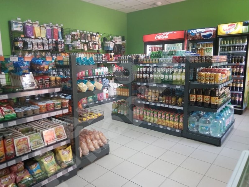 Стеллаж сетчатый торцевой низкий