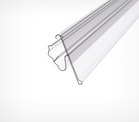 Ценникодержатель полочный LST 39 длина 988мм ПРОЗРАЧНЫЙ