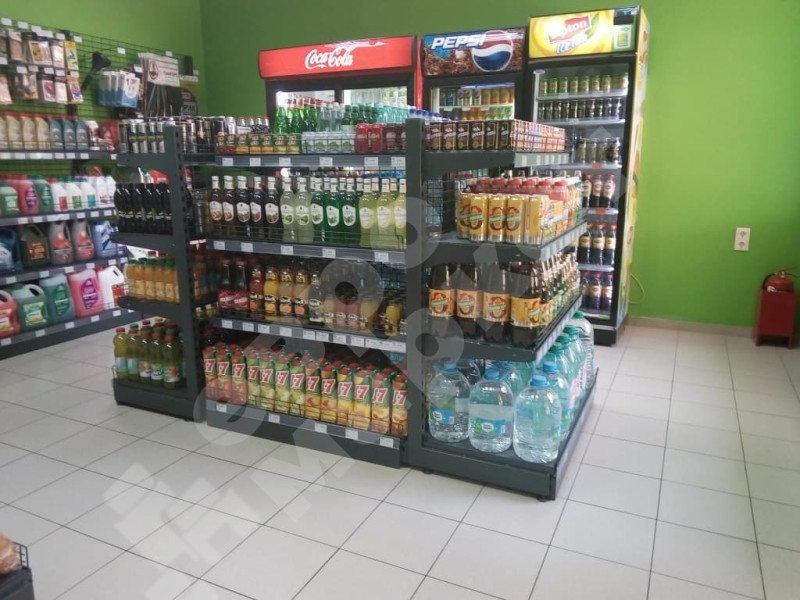 Стеллаж сетчатый торцевой