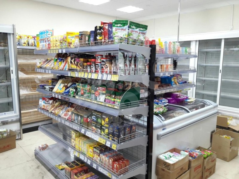 Стеллаж сетчатый торцевой