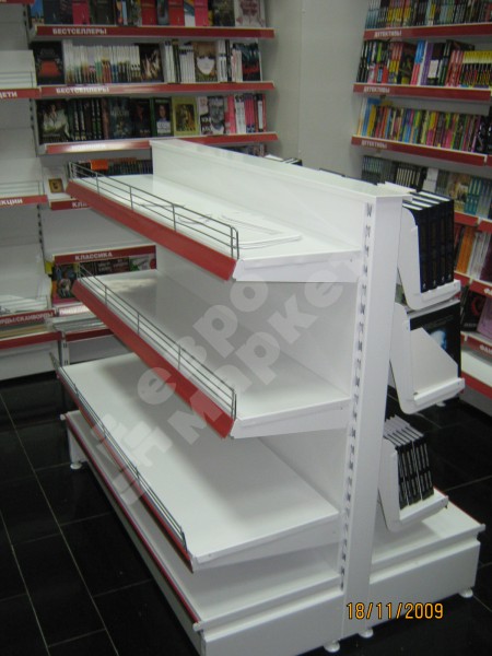 Стеллаж для продажи книг и CD/DVD дисков