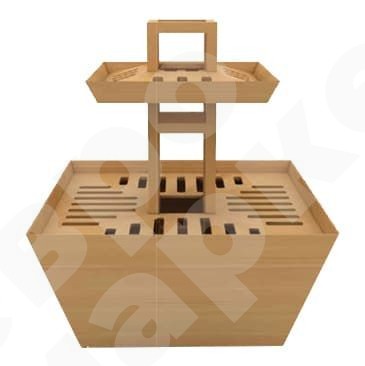 Островной стеллаж для хлеба фасованного EM-02.123.000 СБ(светл.)