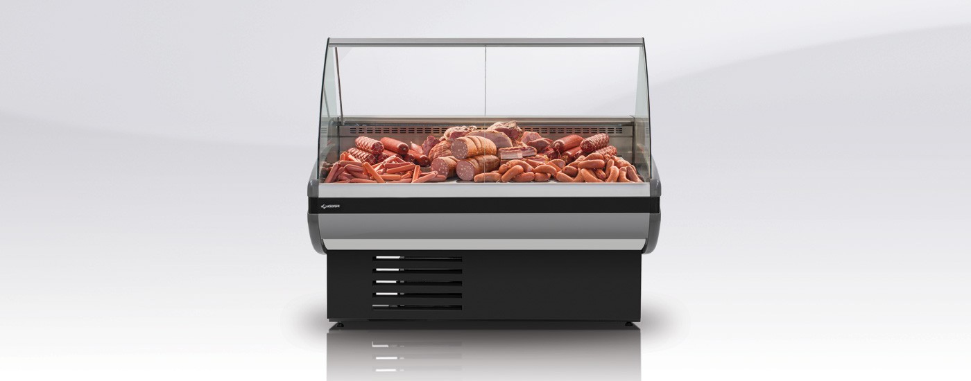 Витрина холодильная Gamma 1500 (с боковинами)