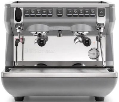 281870 Кофемашина-автомат рожковая Nuova Simonelli Appia Life Compact 2Gr V 220V metallic grey+econo