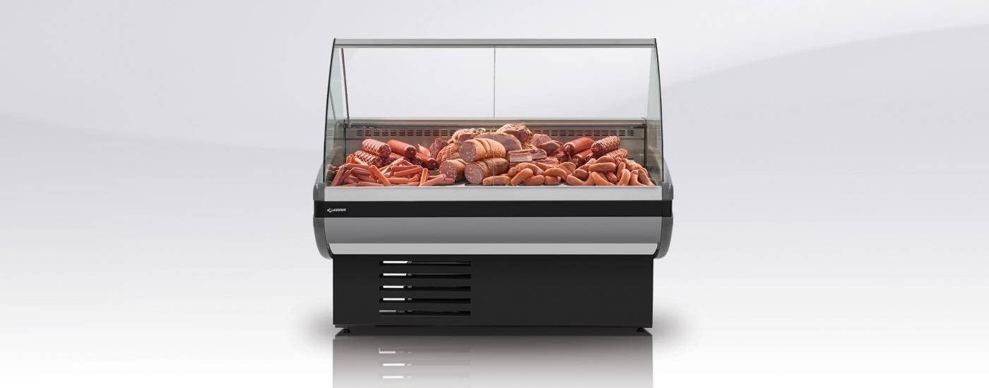 Витрина холодильная Gamma 1800 (с боковинами)