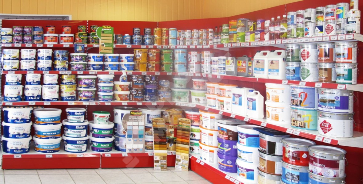 Стеллаж угловой внутренний