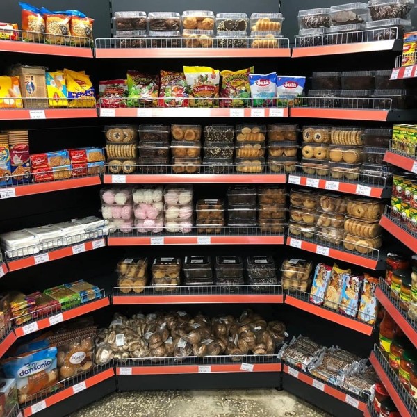 Стеллаж угловой внутренний