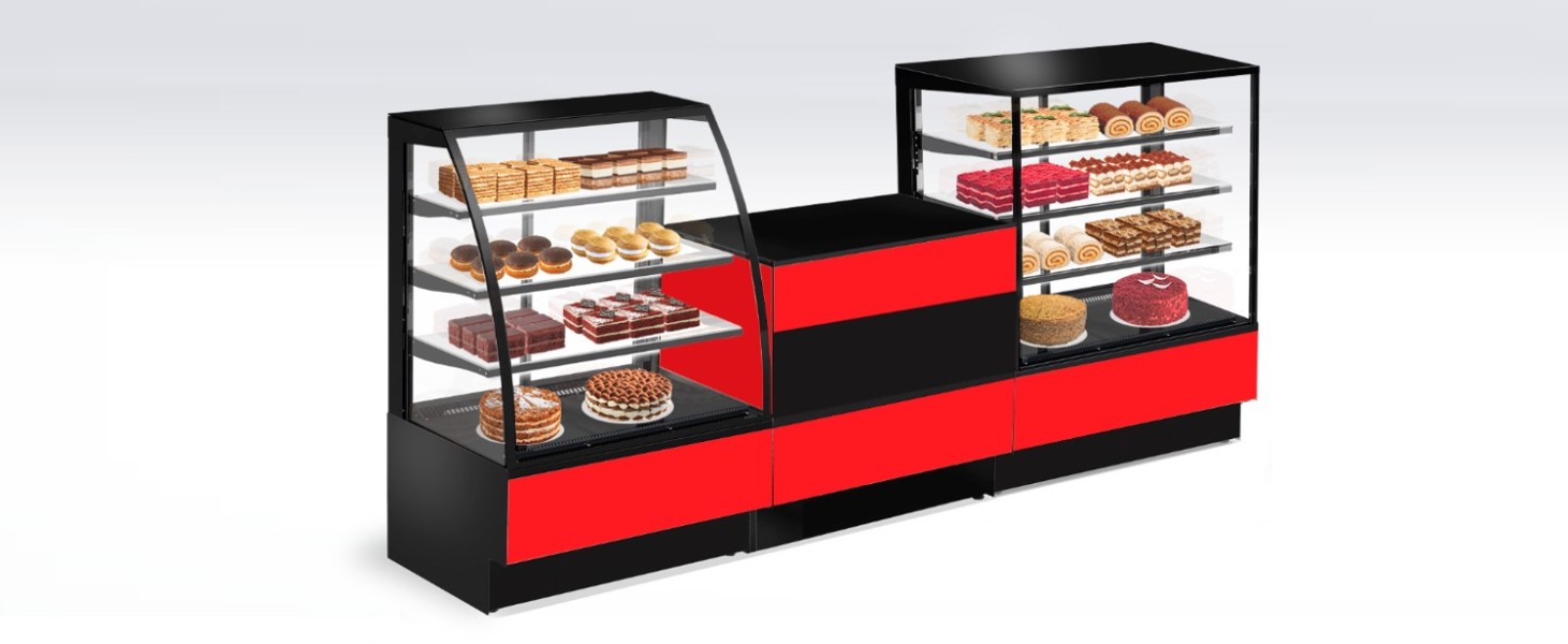 Витрина кондитерская Cryspi Adagio Classic 900