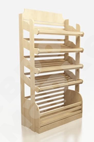 Стеллаж для хлеба рядный EM-02.221.000 СБ