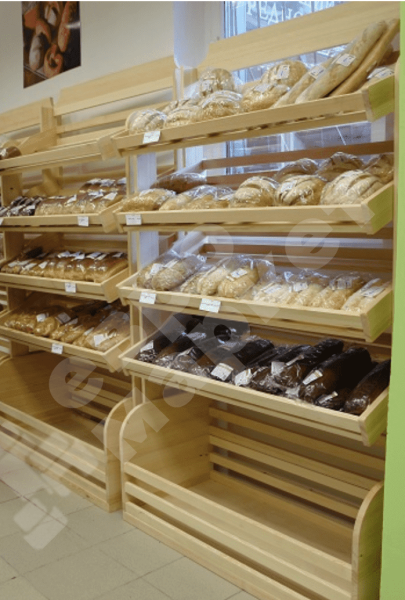 Стеллаж для хлеба рядный EM-02.221.000 СБ