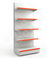 Стеллаж торговый пристенный высокий