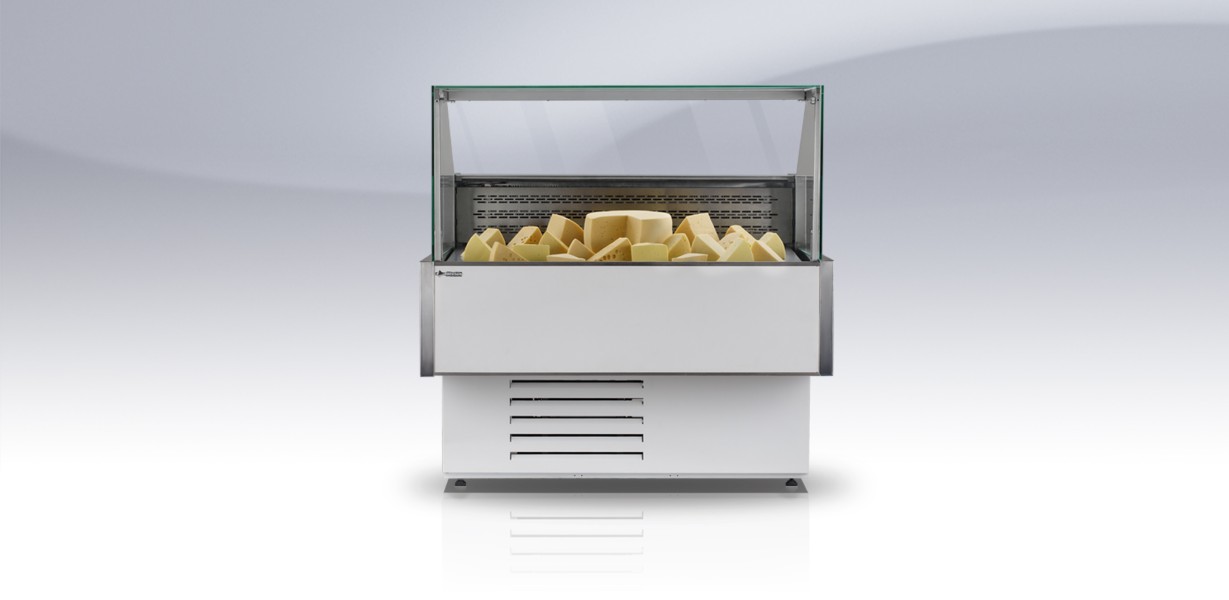 Витрина холодильная Gamma Quadro 1200 (с боковинами)