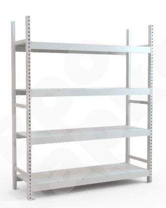 Стеллаж складской высотой 220 см с наборными полками