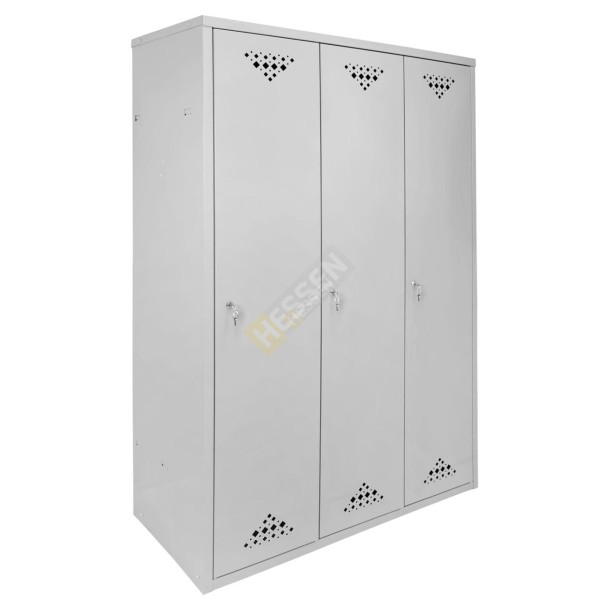 Шкаф для одежды  3-секционный, дверки распашные  870*500*1800 ШР 3/900