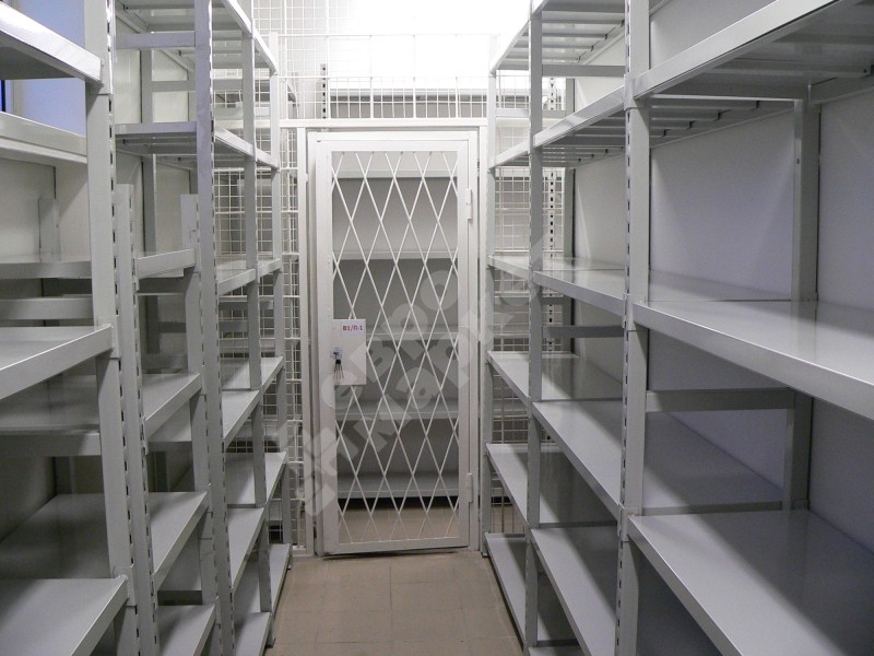 Стеллаж складской шесть полок высота 220 см