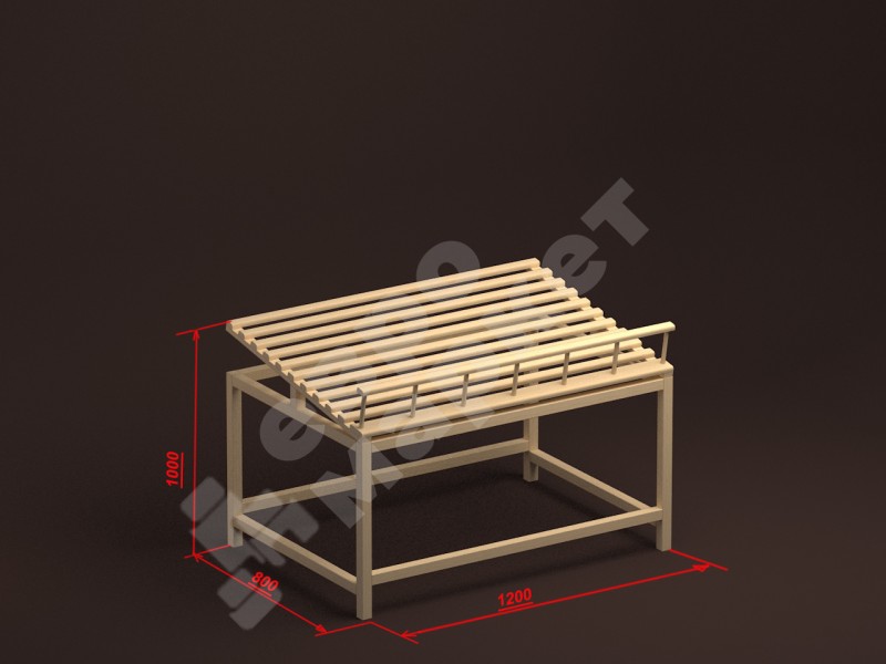Арт. В017. Стол для хлеба средний EM-02.217.000 СБ