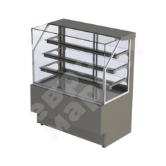 Кондитерская витрина Soul без отделки c воздушными верхними полками 1350