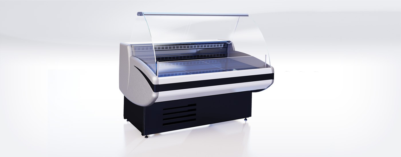 Витрина холодильная Gamma SN 1500 (с боковинами)