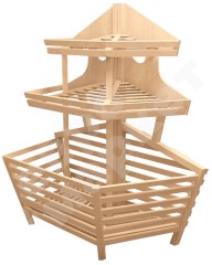 Арт. В006.Стеллаж для хлеба торцевой с глубоким накопителем EM-02.206.000 СБ.