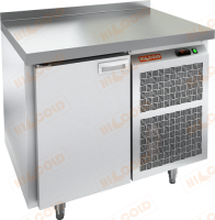 GN 1/BT W стол охл. (-10-18), 1 дверь, пластификат, 900х700х850мм, HICOLD RUS