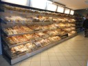 Торговый стеллаж для хлеба багетного с фризом