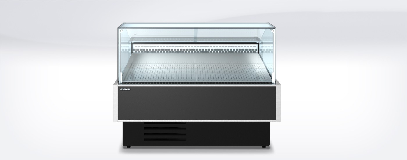 Витрина холодильная GAMMA Quadro Fish 1200 (с боковинами)