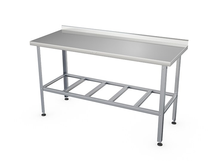Стол разделочный с бортом СР-С-1-1500.700-02-Н (СР-3-1500/700-Н)