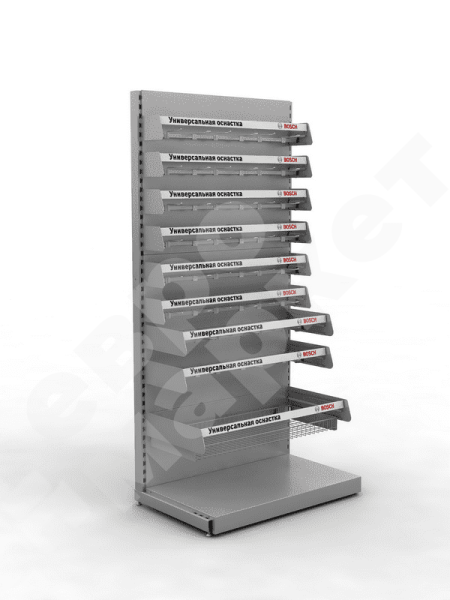 Металлический торговый стенд