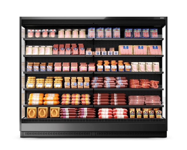 Vega 080 H210 Среднетемпературный охлаждаемый стеллаж с выносным холодообеспечением