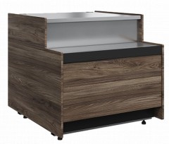 Витрина нейтральная GC111 N 1,25-1 (1008 (Темный дуб))