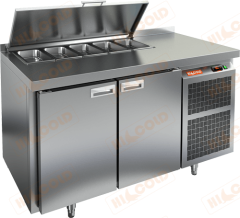 SL2-11GN (1/6) стол для салатов охл.(+2+10), 2 двери, 1390х700х850мм, HICOLD RUS