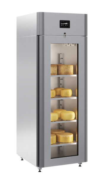 Холодильный шкаф для вызревания сыра CS107 Cheese (R290),полки нерж.,со стеклом