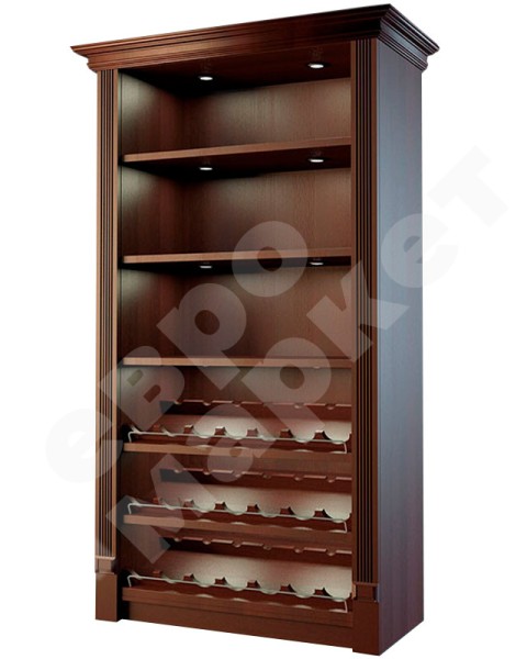 Шкаф для алкоголя с держателями для винных бутылок LD 002