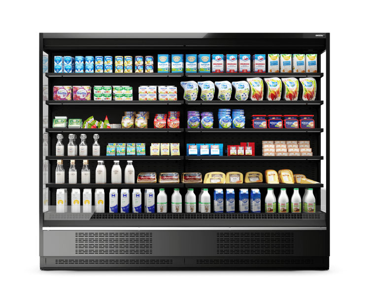 Vega 080 H210 Plug-in Среднетемпературный охлаждаемый стеллаж со встроенным агрегатом