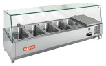 Настольная холодильная витрина для ингредиентов HICOLD VRX 1200 1/4