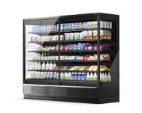 Vega SG 080 H210 Plug-in Среднетемпературный охлаждаемый стеллаж со встроенным агрегатом и энергосберегающими дверями SG (одинарное стекло)