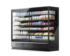 Vega SG 080 H210 Plug-in Среднетемпературный охлаждаемый стеллаж со встроенным агрегатом и энергосберегающими дверями SG (одинарное стекло)