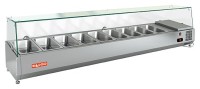Настольная холодильная витрина для ингредиентов HICOLD VRX 1600 1/4