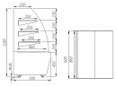 Витрина кондитерская Carboma K70 VV 0,9-1 STANDARD (ВХСв - 0,9д Люкс Техно)