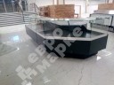 Универсальная холодильная витрина Spring D куб ЛДСП (светлая) угловая 270