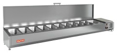 Настольная охлаждаемая витрина для ингредиентов HICOLD VRTU 2360 1/3