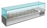 Настольная охлаждаемая витрина для ингредиентов HICOLD VRTU 2360 1/3