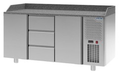 Стол холодильный TM3GNpizza-030-G (R 290)