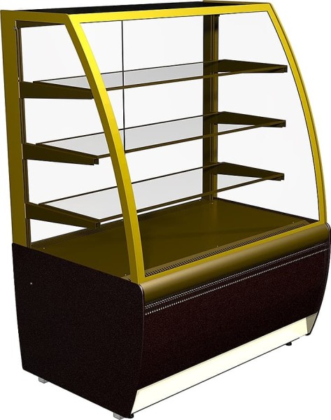 Витрина кондитерская Carboma K70 VV 1,3-1 STANDARD (ВХСв - 1,3д Люкс)