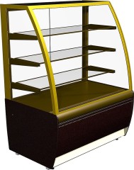 Витрина кондитерская Carboma K70 VV 1,3-1 STANDARD (ВХСв - 1,3д Люкс)